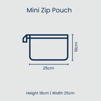 Clear Zip Pouch Bundle (x3 sizes) – Pink